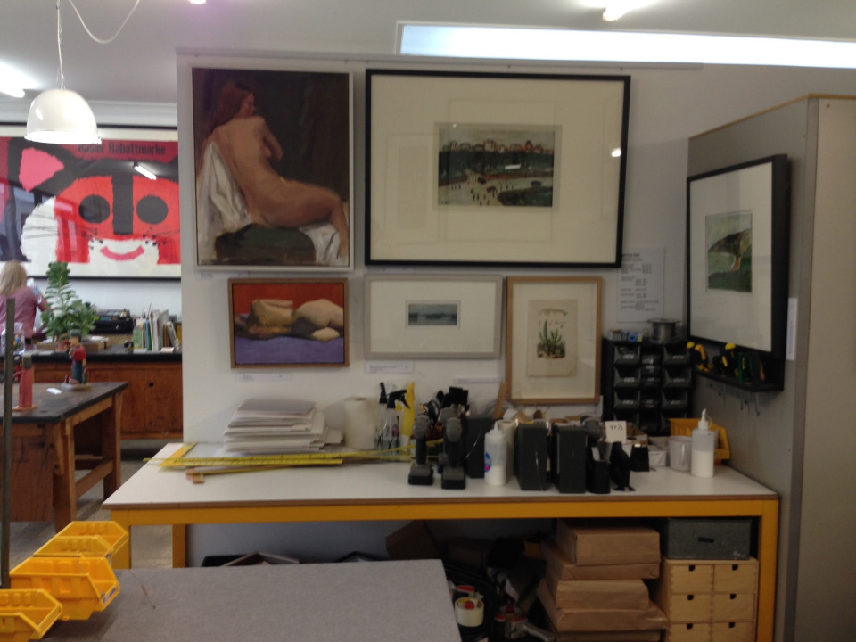 SJ Framing Custom Framing Workshop bench Image 3